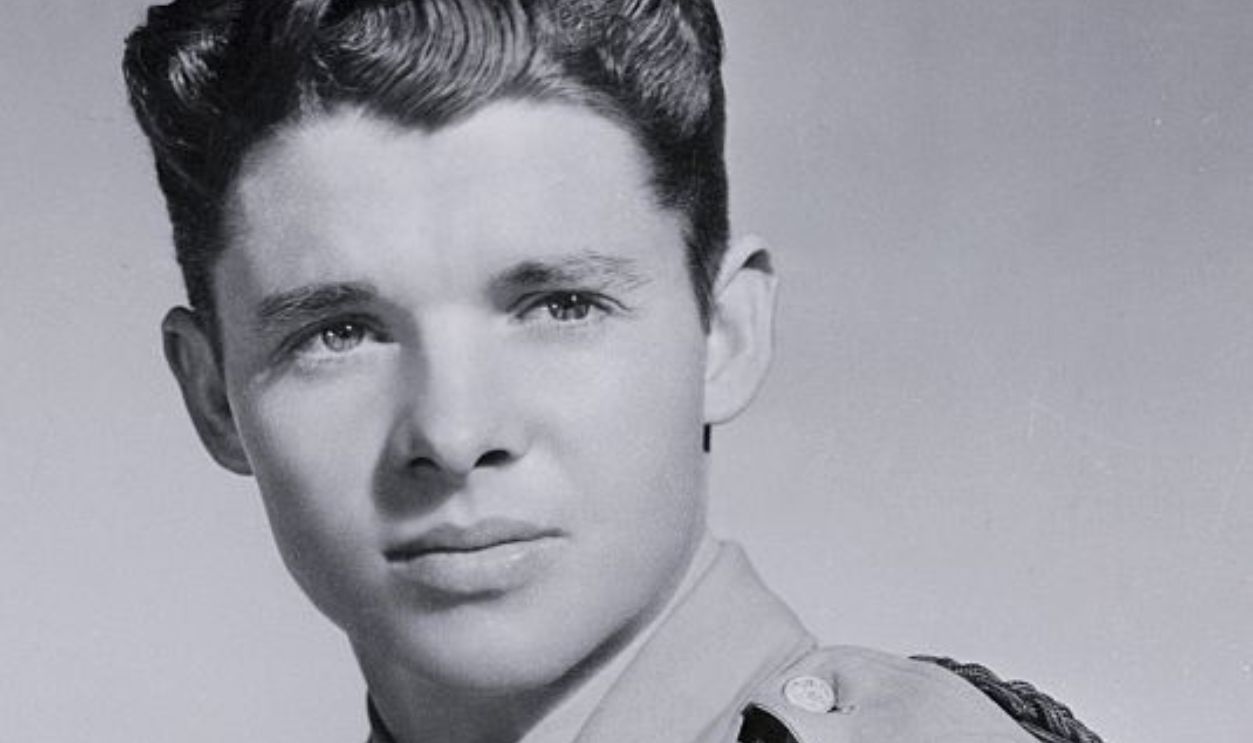 (Original Caption) Audie Murphy, 22 of Farmersville, Texas, termed 