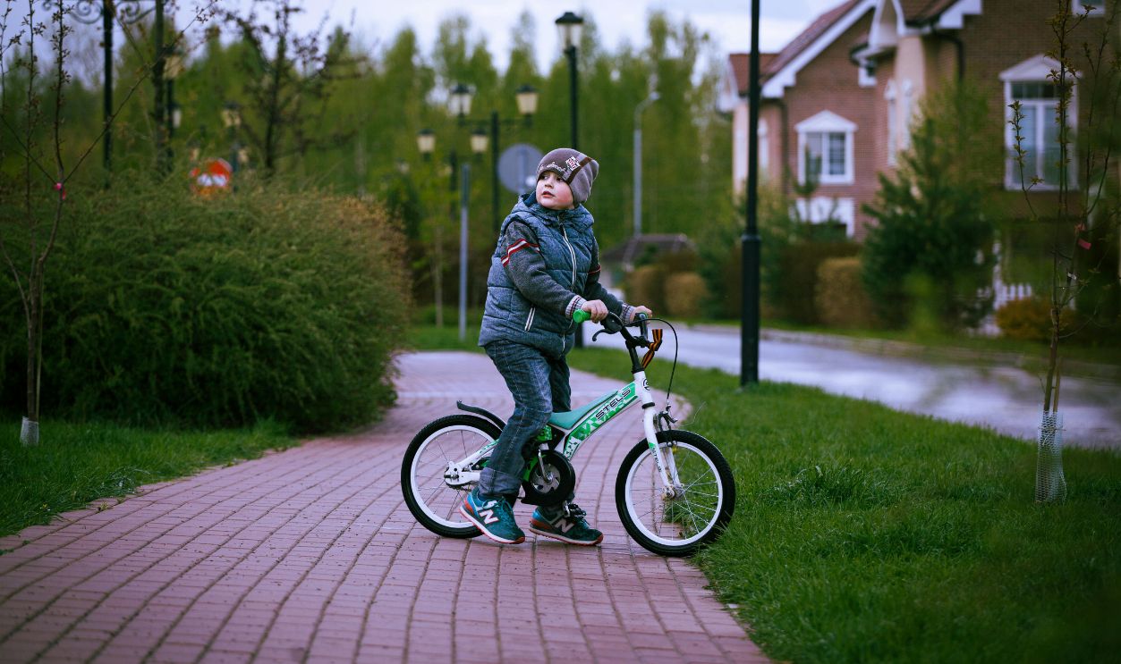 A Little Boy on his Bicycle