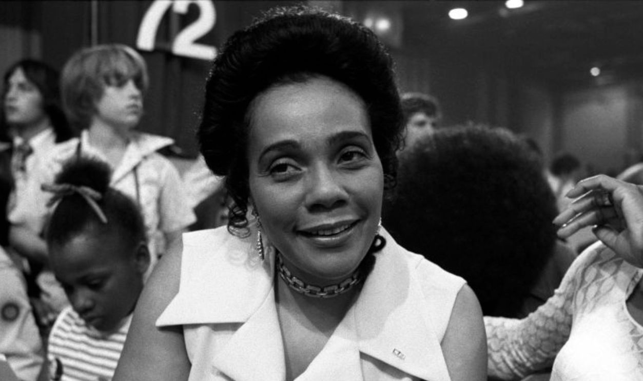 Coretta Scott King at the Democratic National Convention in Miami, Floria