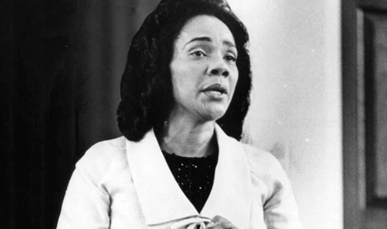 BEVERLY, MA - AUGUST 20: Coretta Scott King sings inside the First Baptist Church in Beverly, Mass., Aug. 20, 1967. 