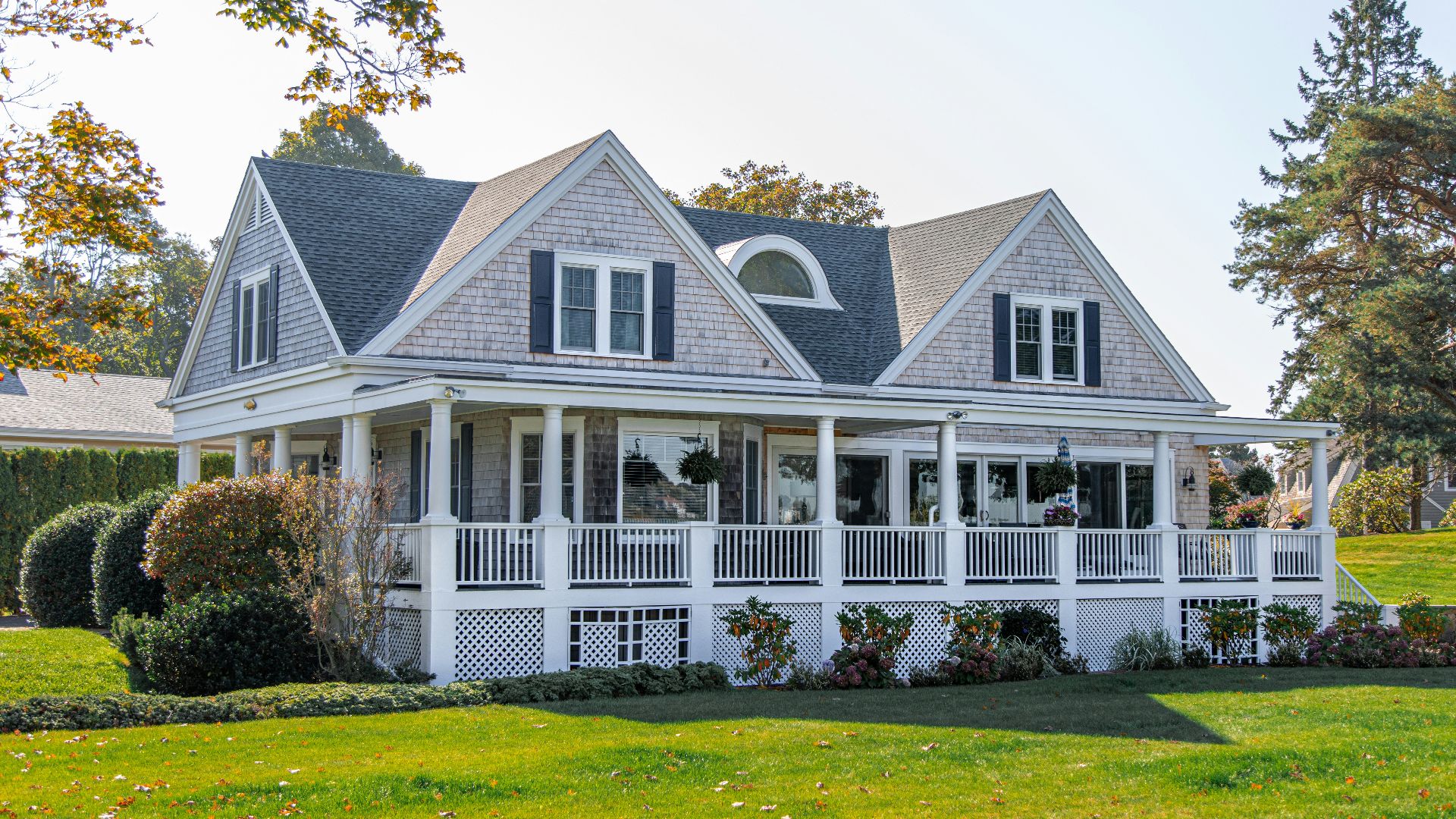 gray wooden house