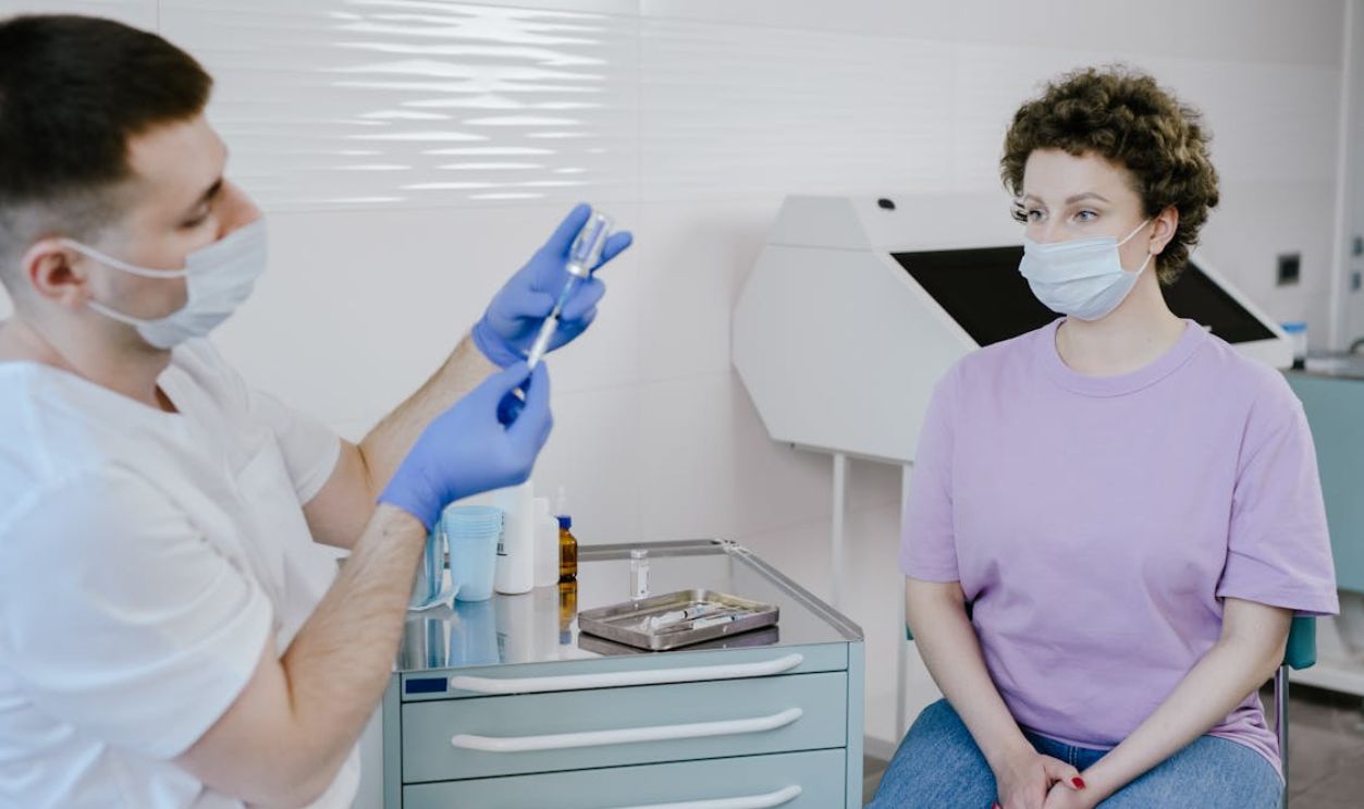 Patient about to Get Injection