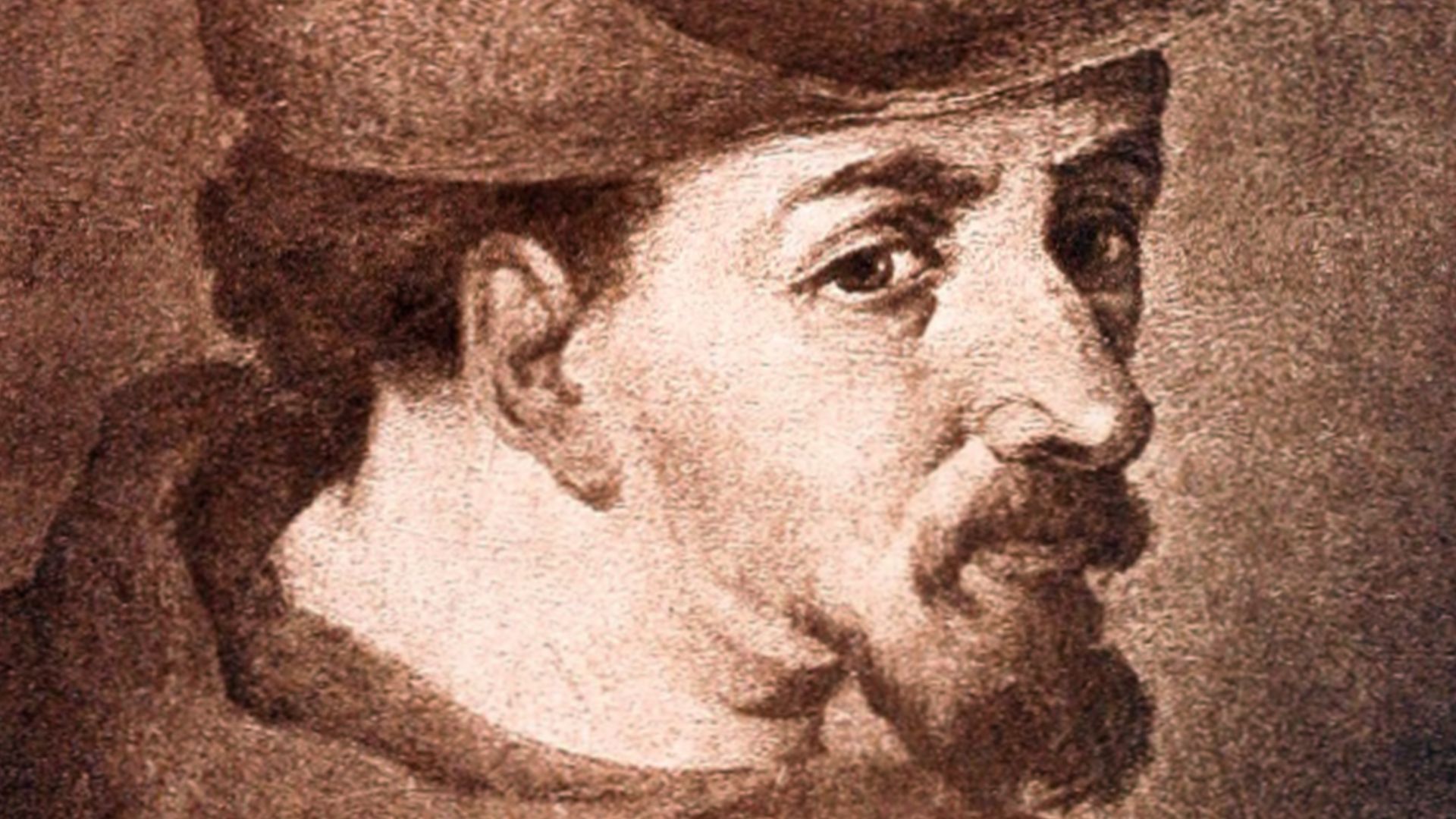 Portrait of Cervantes (after Pacheco)