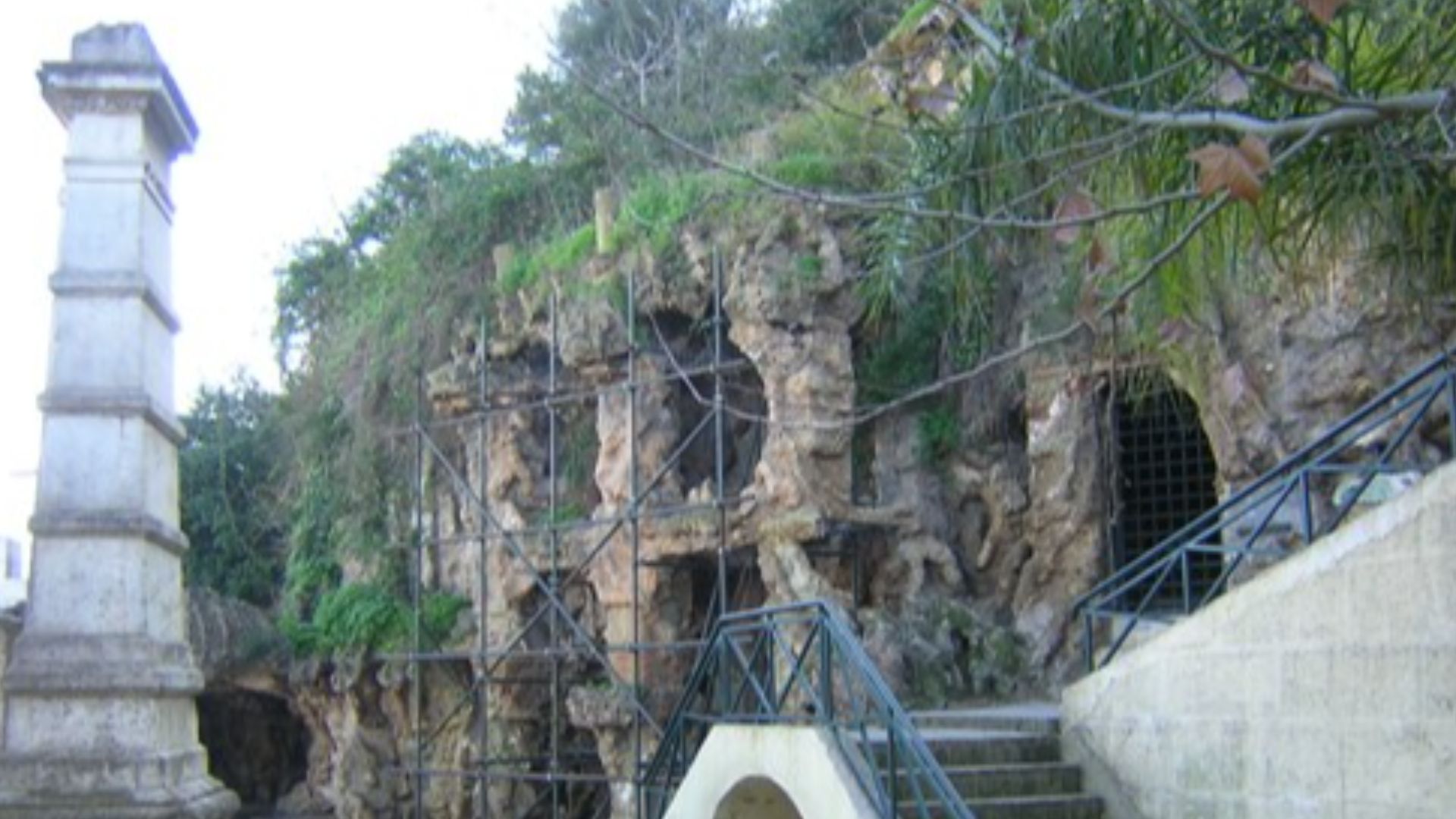 Grotte de Cervantes dans les hauteurs de l'actuel quartier Belouizdad à Alger