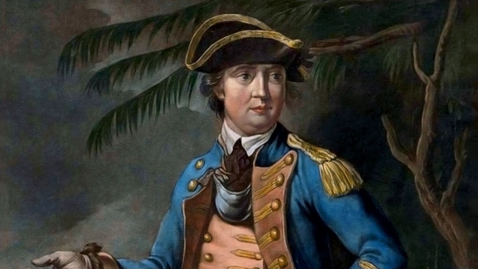 This is a color mezzotint of American Revolutionary War General Benedict Arnold, captioned as follows: Colonel Arnold who commanded the Provincial Troops sent against Quebec, through the wilderness of Canada and was wounded in that city, under General Montgomery.  London. Published as the Act directs 26 March 1776 by Thos. Hart.