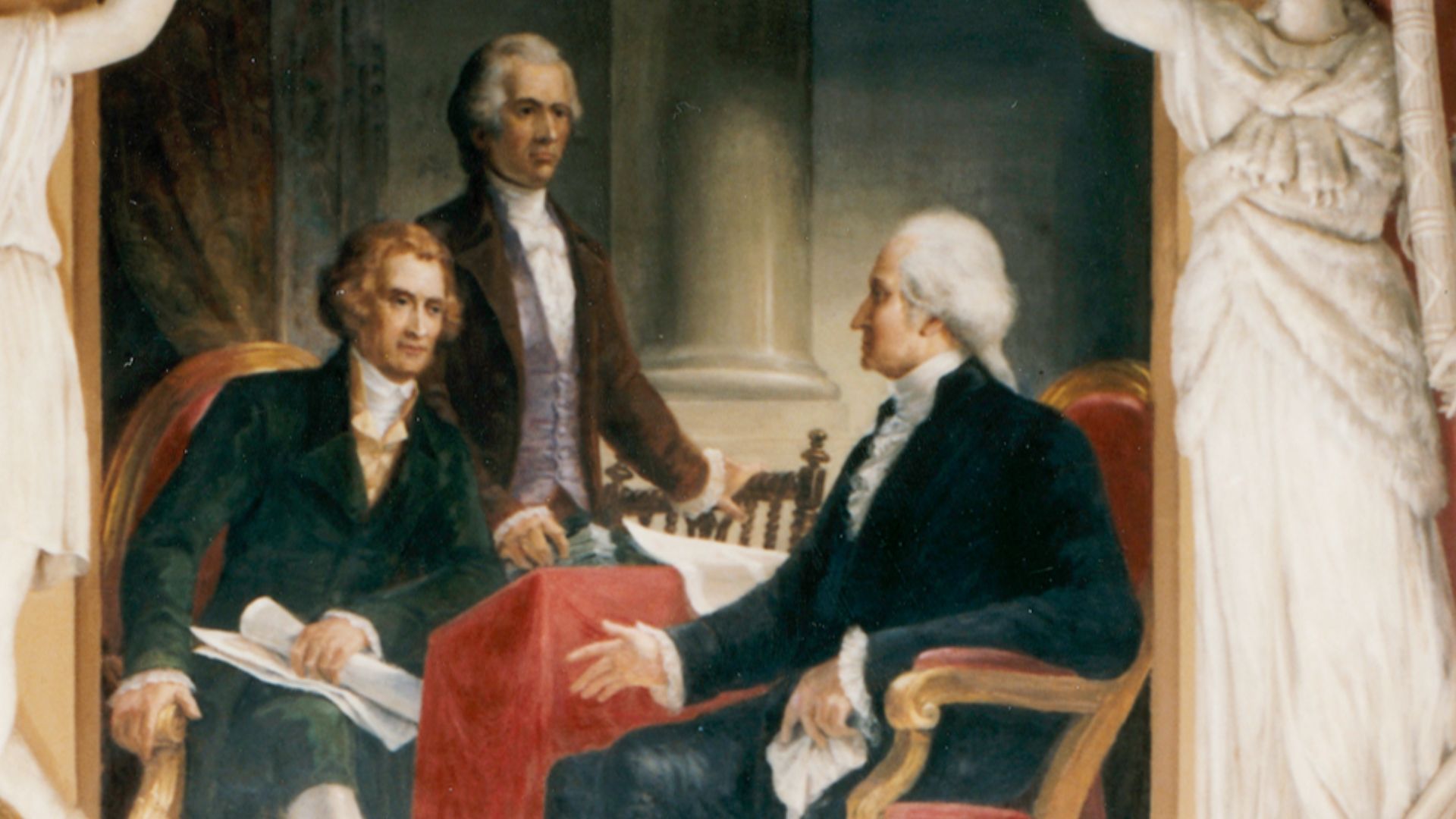 Constantino Brumidi
Oil on Plaster
1872
Room S-213
This official Architect of the Capitol photograph is being made available for educational, scholarly, news or personal purposes (not advertising or any other commercial use). When any of these images is used the photographic credit line should read “Architect of the Capitol.” These images may not be used in any way that would imply endorsement by the Architect of the Capitol or the United States Congress of a product, service or point of view. For more information visit www.aoc.gov.