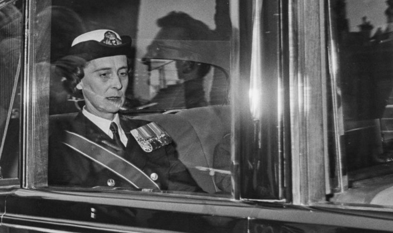 Princess Marina of Kent (1906 - 1968) arriving for an event at St Paul's Cathedral in London on November 10th, 1959.
