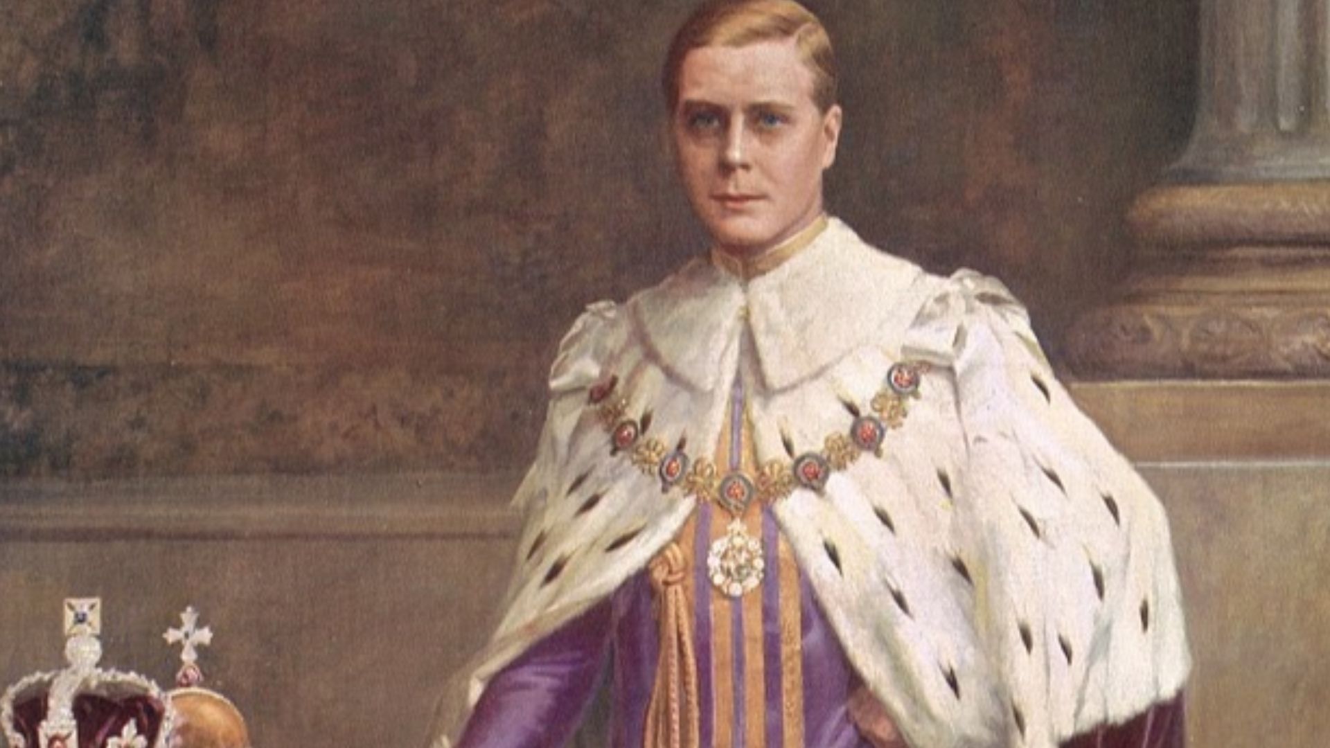 Original coronation portrait of King Edward VIII