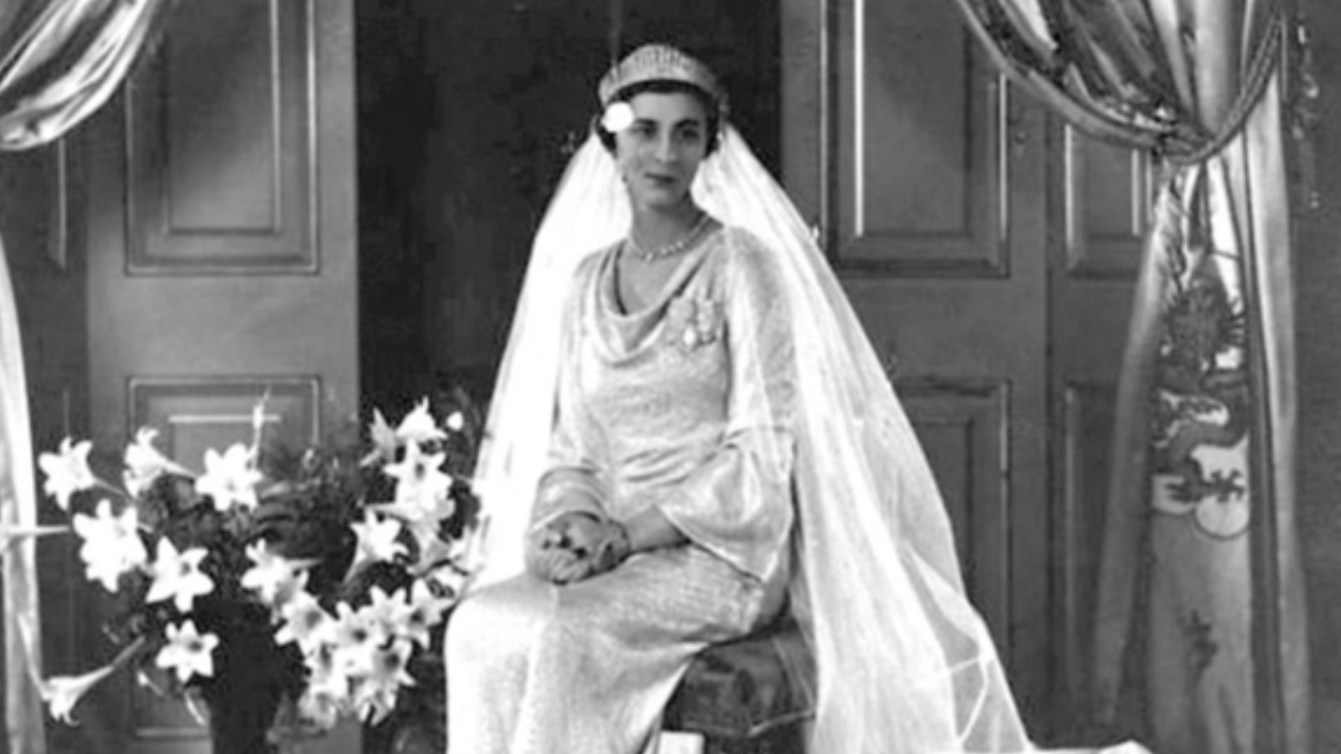 Princess Marina, photographed on her wedding day, November 29, 1934