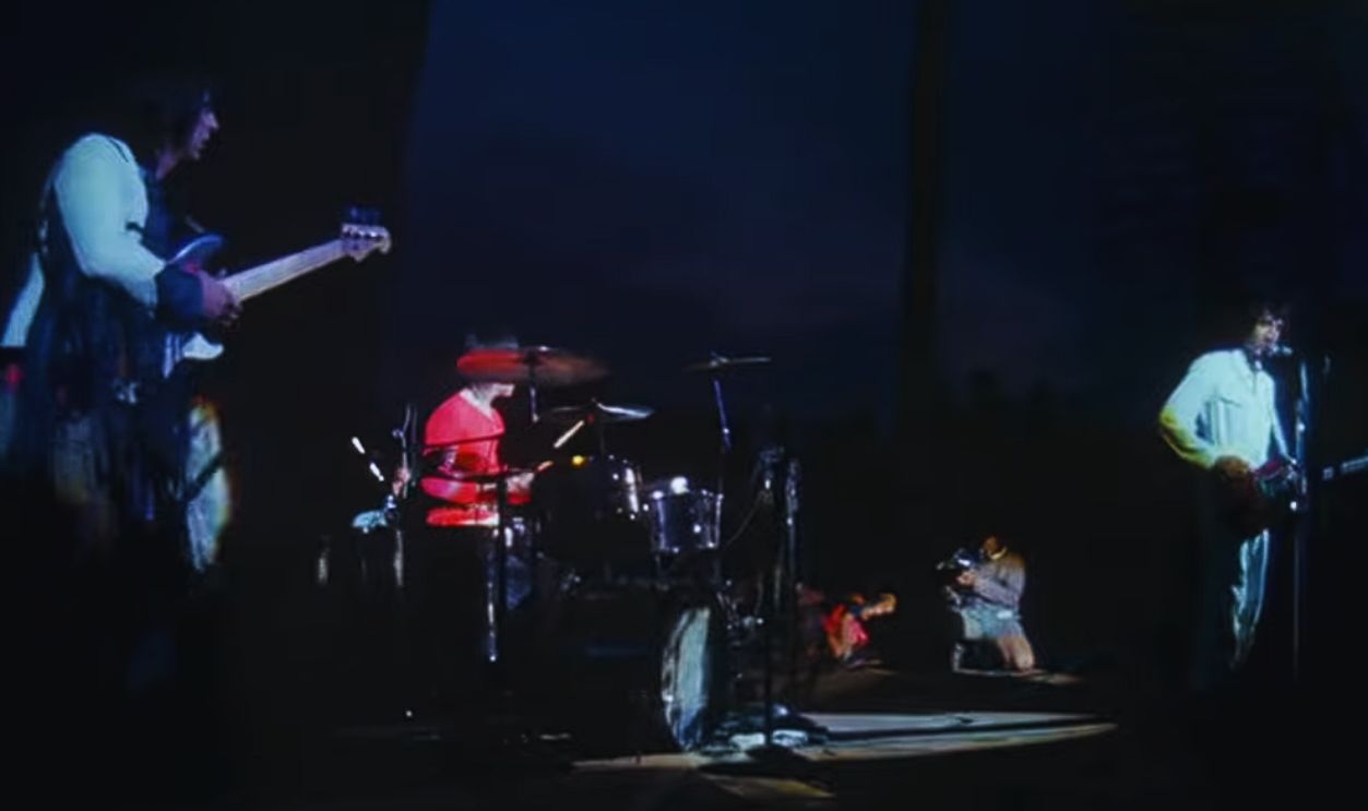 Screenshot from The Who: Woodstock Live, (1969) 