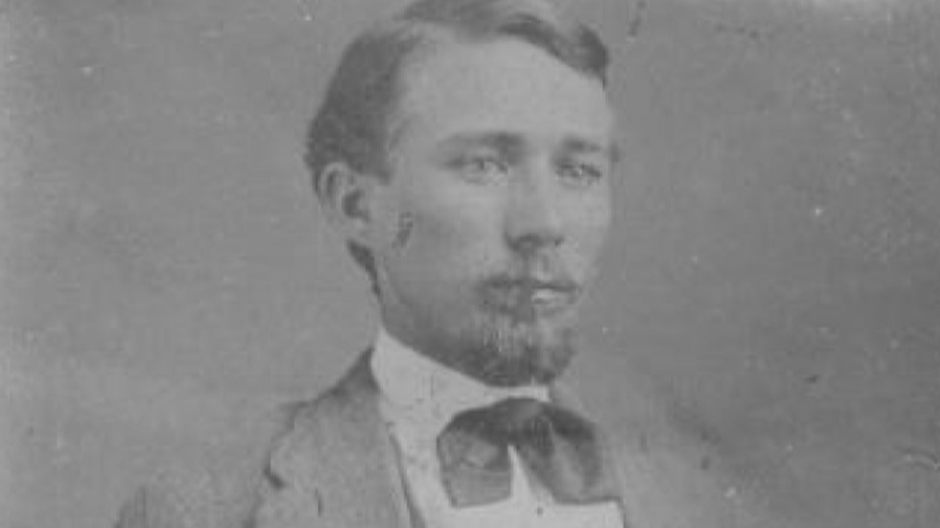 Portrait of Charles Gloyd, first husband of Carrie Nation, who ascribed her love of fighting drunkenness to her experiences with his alcoholism.