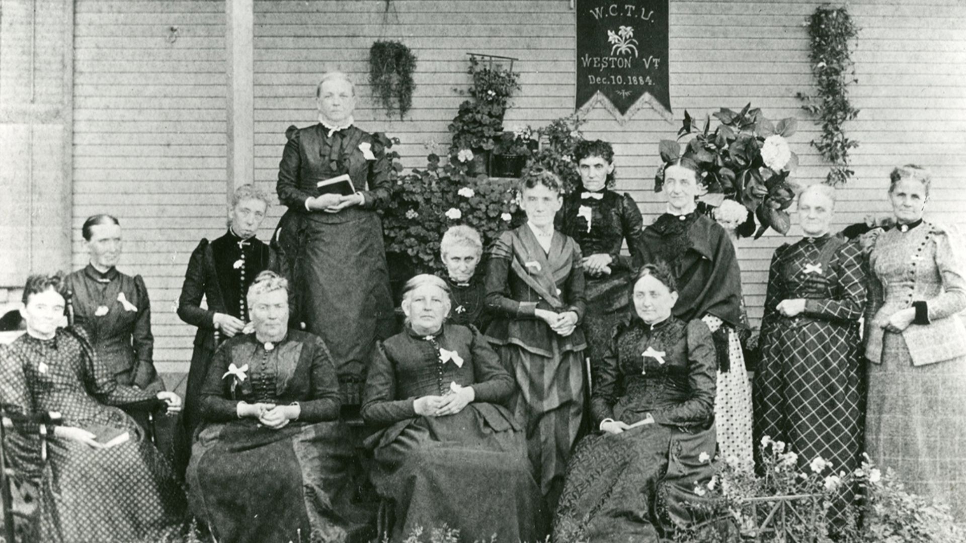 Weston, Vermont Woman's Christian Temperance Union, WCTU in 1884