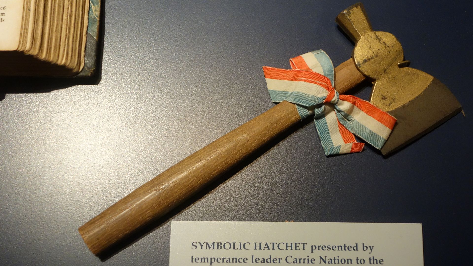 Exhibit in the Wisconsin Historical Museum, Madison, Wisconsin, USA. This item is old enough so that it is in the public domain. Photography was permitted in the museum without restriction.