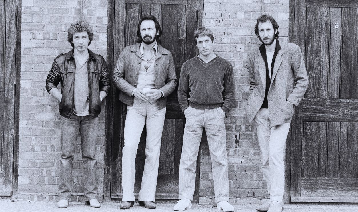 Gettyimages - 592302788, The Who new line up 1979 Members of the British rock group The Who pose for pictures after new drummer Kenny Jones joined the band replacing Keith Moon. Left to right; new drummer Kenny Jones, bass guitarist John Entwistle, singer Roger Daltrey and guitarist Pete Townshend. 12th August 1979.