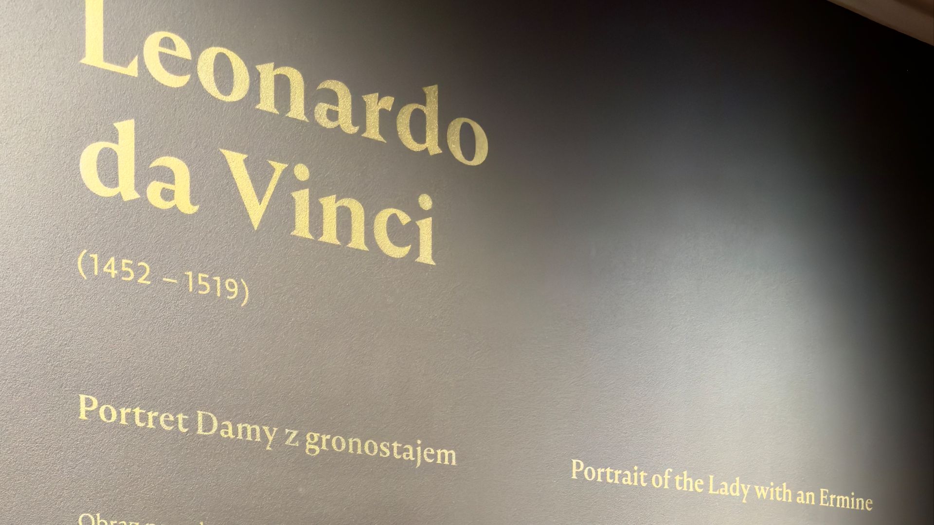 Lady with an Ermine - Leonardo da Vinci, Czartoryski Museum, Kraków, 2024