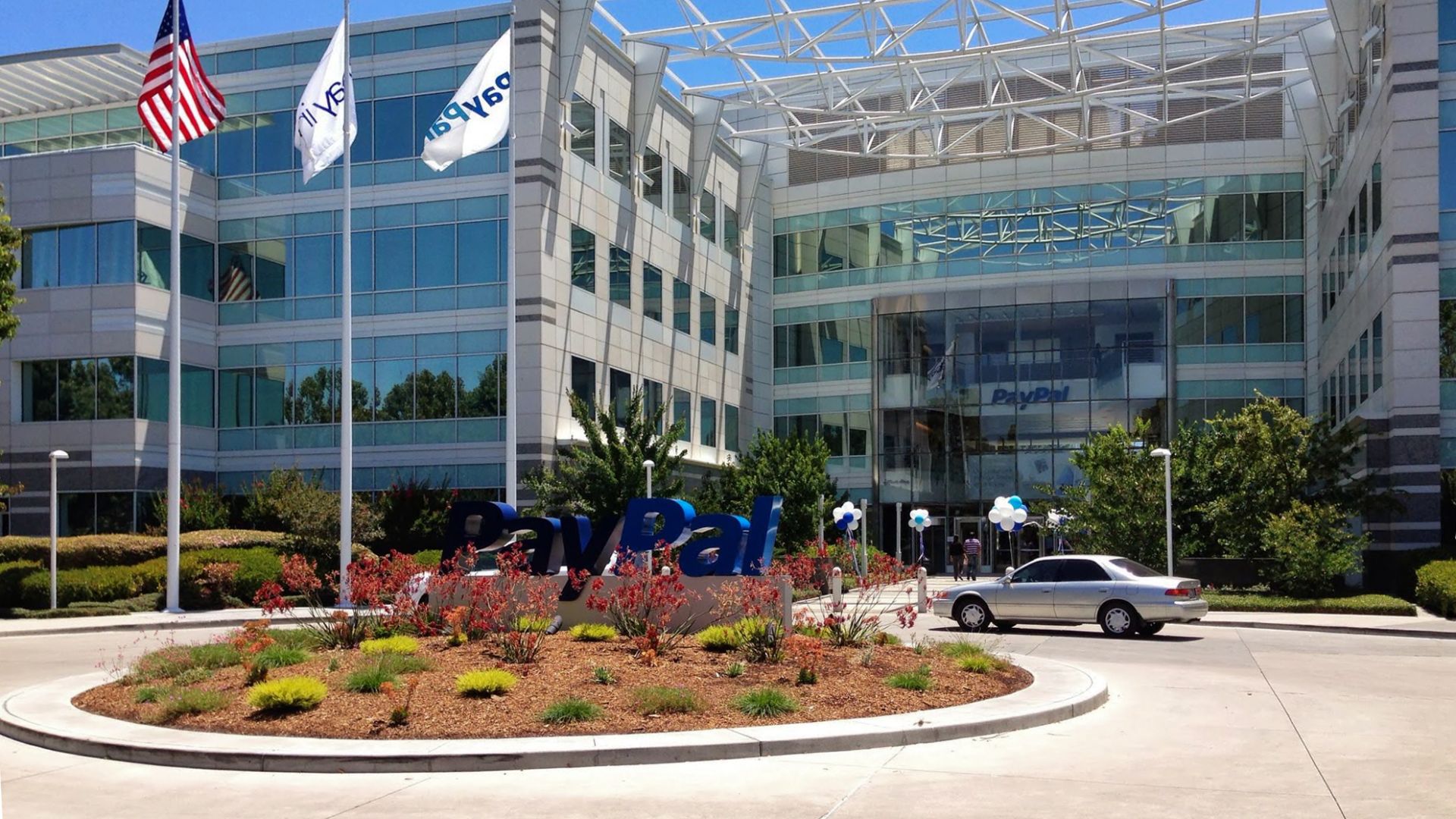 HQ of PayPal. 2211 N First St, San Jose, California, USA.