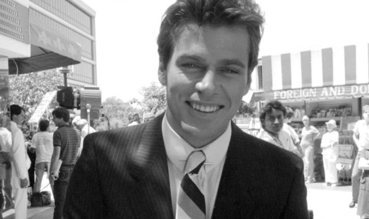 Jon-Erik Hexum on the set of NBC's The Best Of Everything May 1983