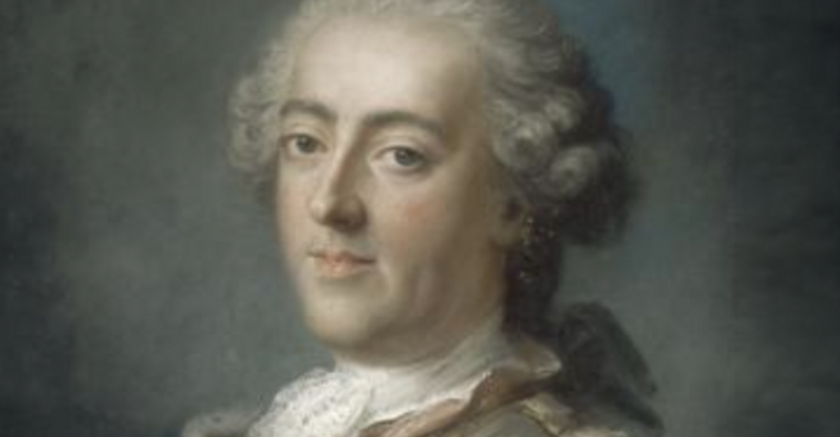 Historical portrait of Louis XV