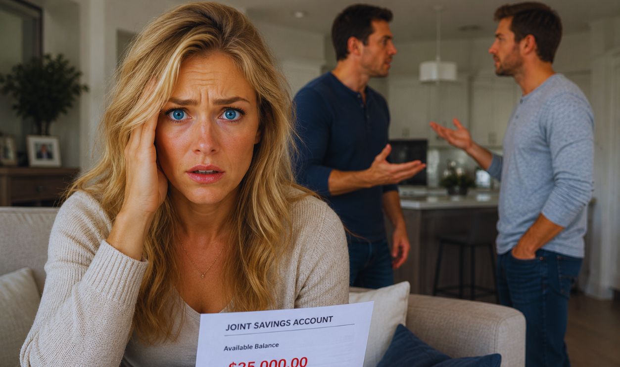 Woman worried savings