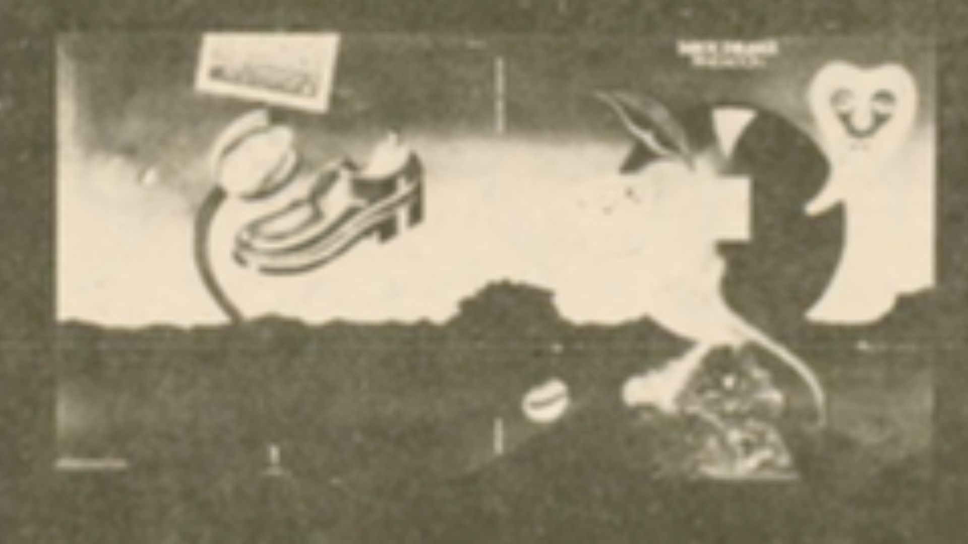 Image of a full page advertisement of Pink Moon album release.