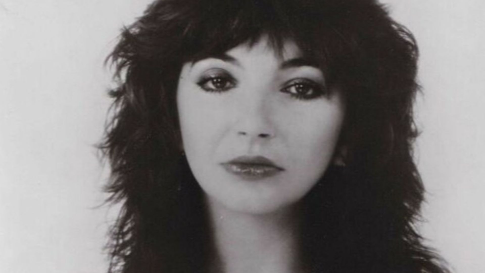 Kate Bush in a 1982 publicity photo for The Dreaming. Photo was re-issued in 1985 to promote Hounds of Love.