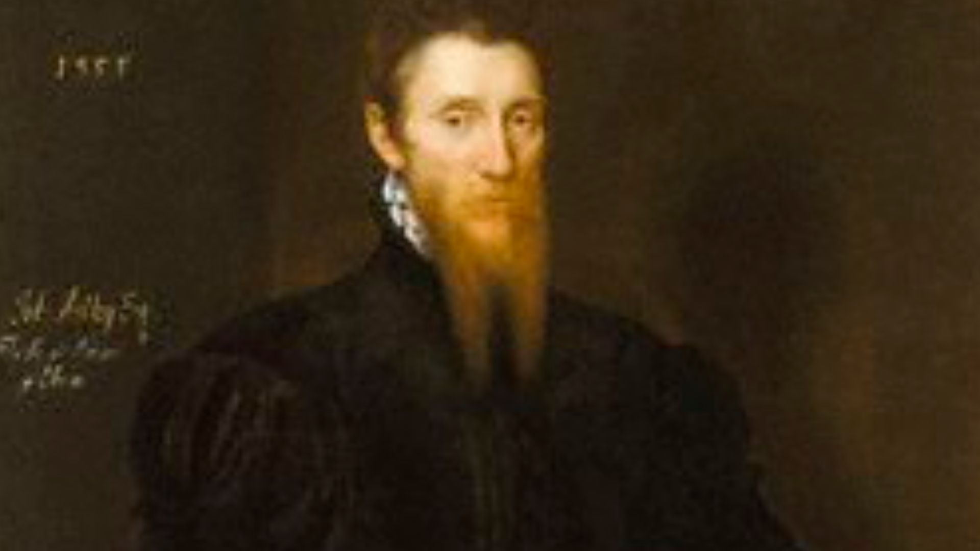 Full-length portrait of courtier John Astley (d. 1595)