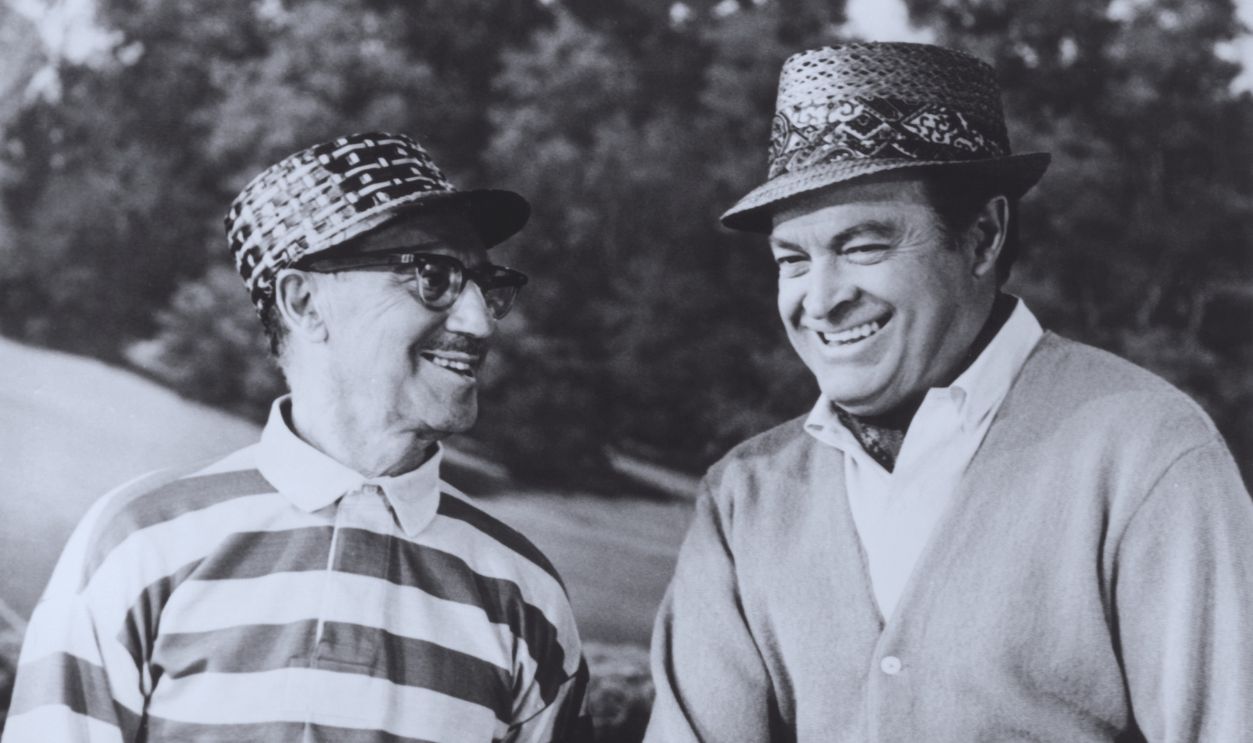 Gettyimages - 2246050559, Bob Hope Bob Hope and Groucho Marx on golf course 1961 