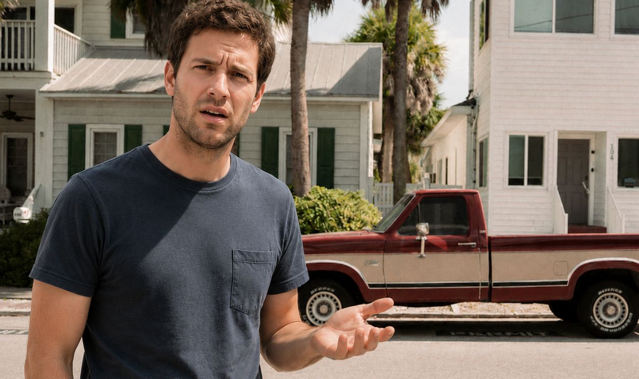  Pick-Up Truck On The Driveway