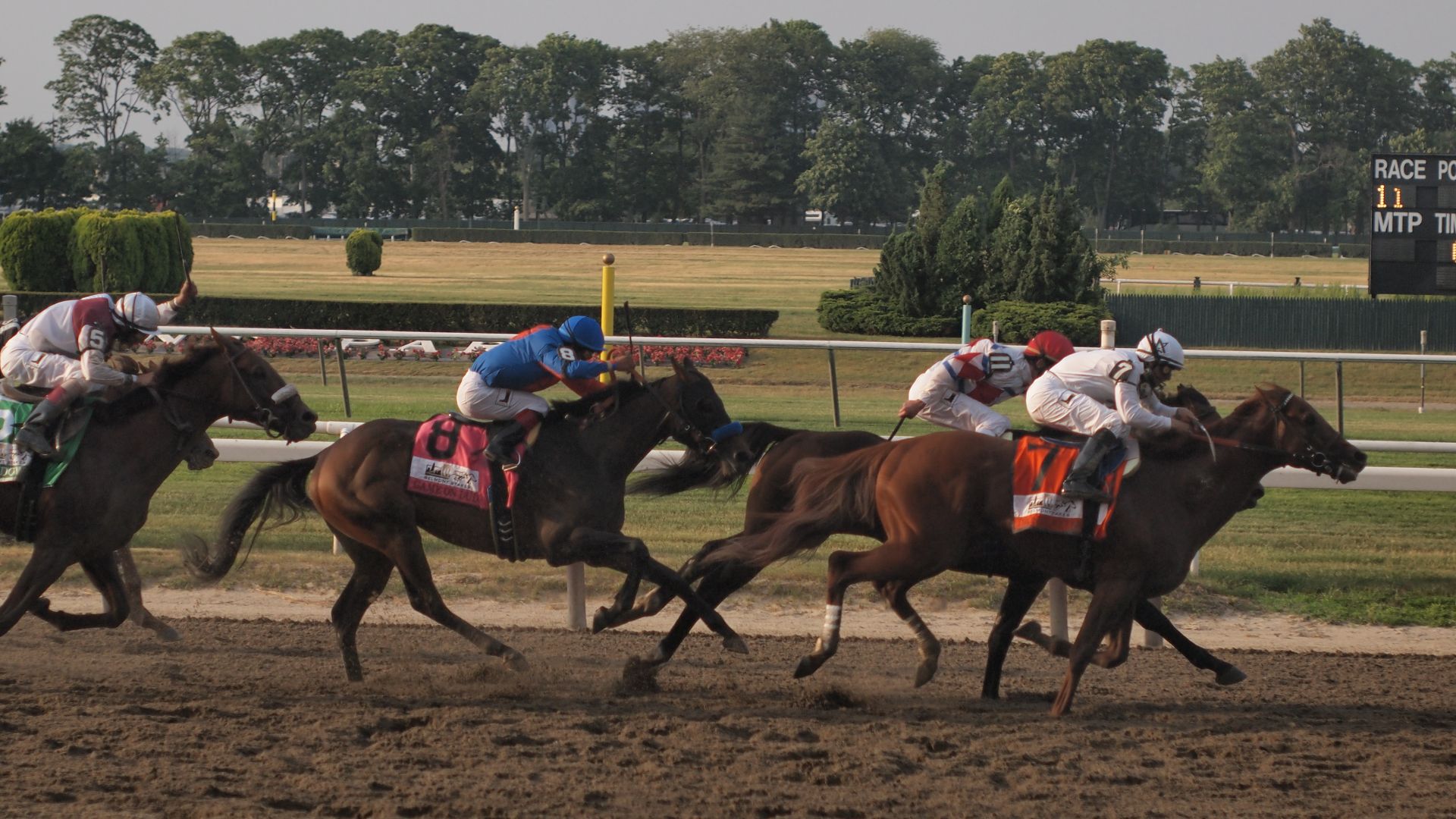 Images taken at Belmont Park on Belmont Stakes day, June 5, 2010