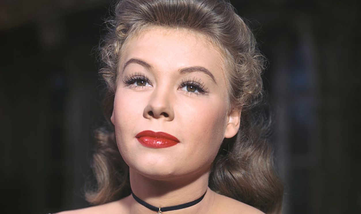 Vera Ellen color portrait from 'Three Little Words' 1950. 