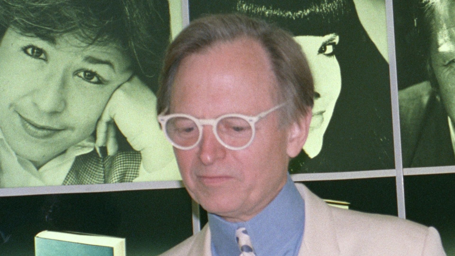 Schriftsteller Tom Wolfe auf der Frankfurter Buchmesse 1988