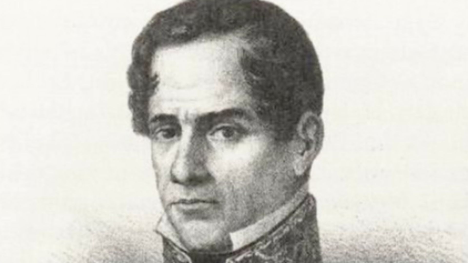 This is a lithograph of Mexican President Antonio Lopez de Santa Anna.  The image is now located at the Benson Latin American Collection at the University of Texas at Austin.  This image was reprinted in Craig H. Roell's 1994 book Remember Goliad!, publis