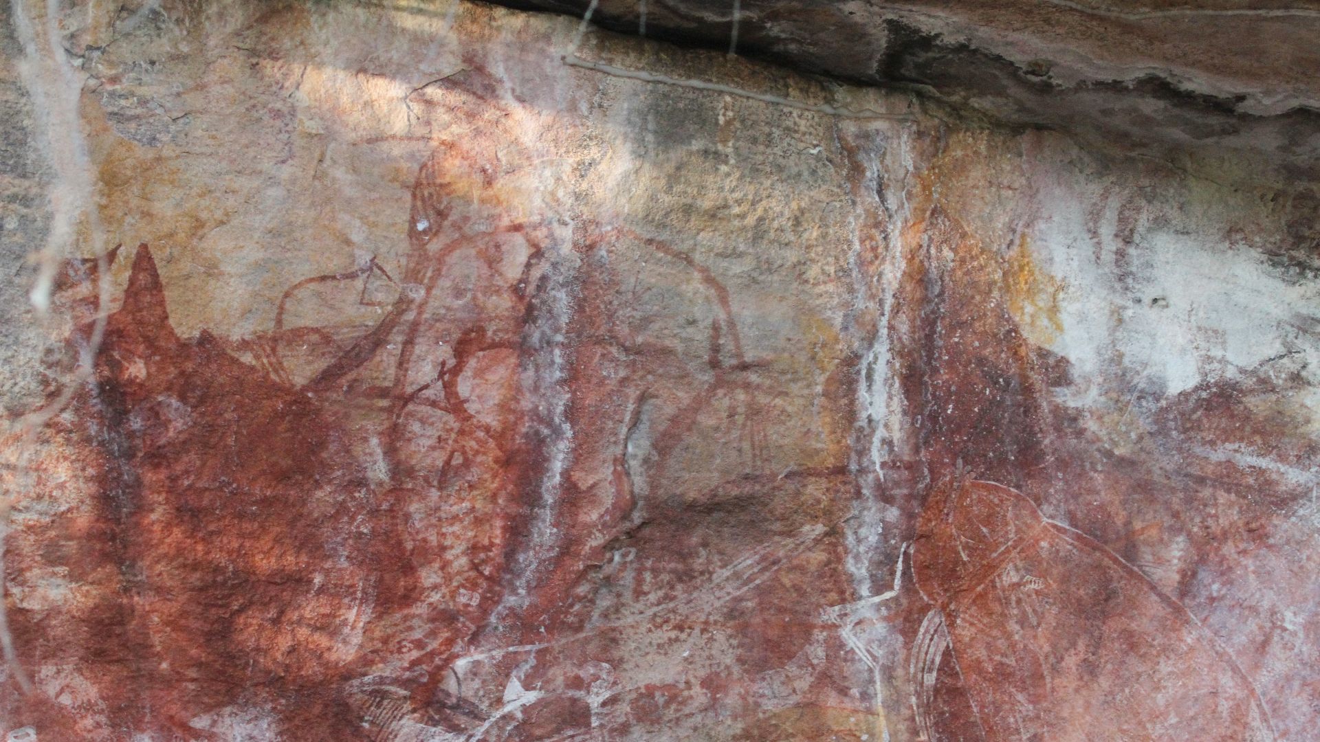 Aboriginal rock art at Ubirr in Kakadu National Park, Northern Territory, Australia.