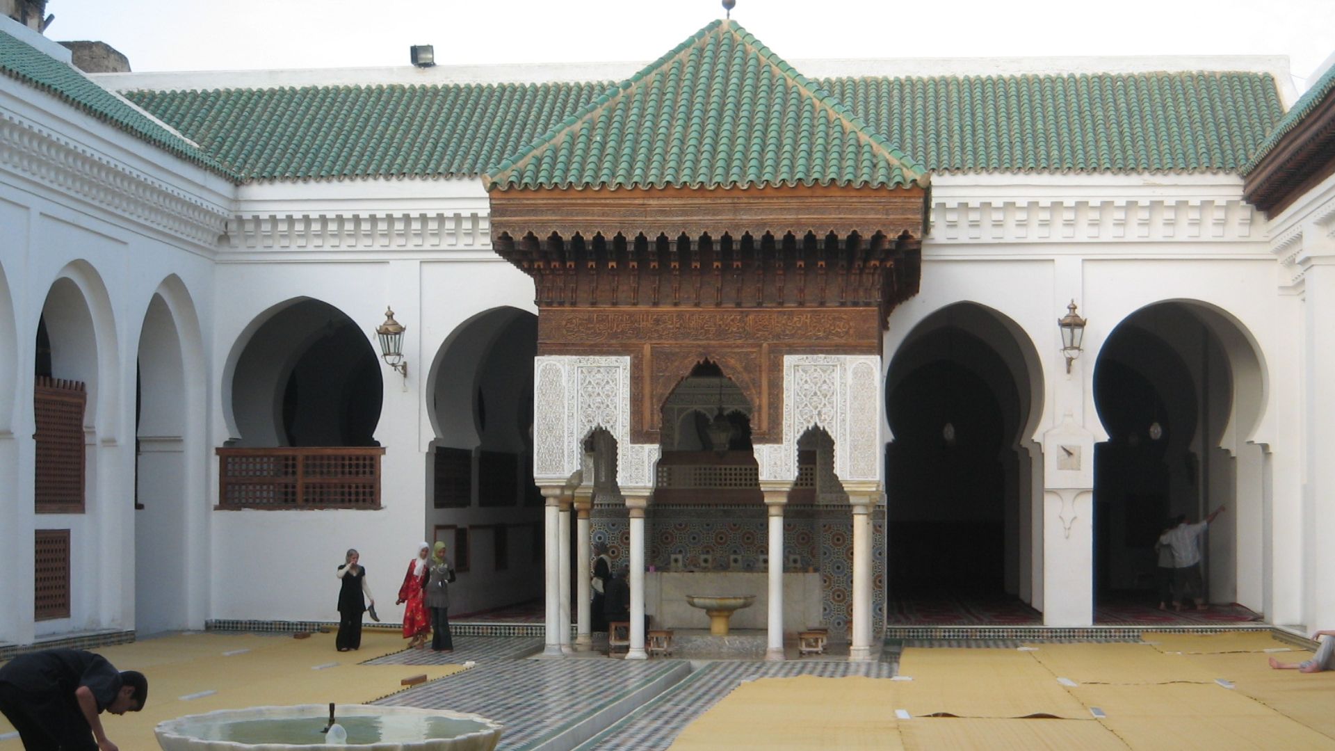 Courtyard, Al-Qarawiyyin University, Fes. Morocco
