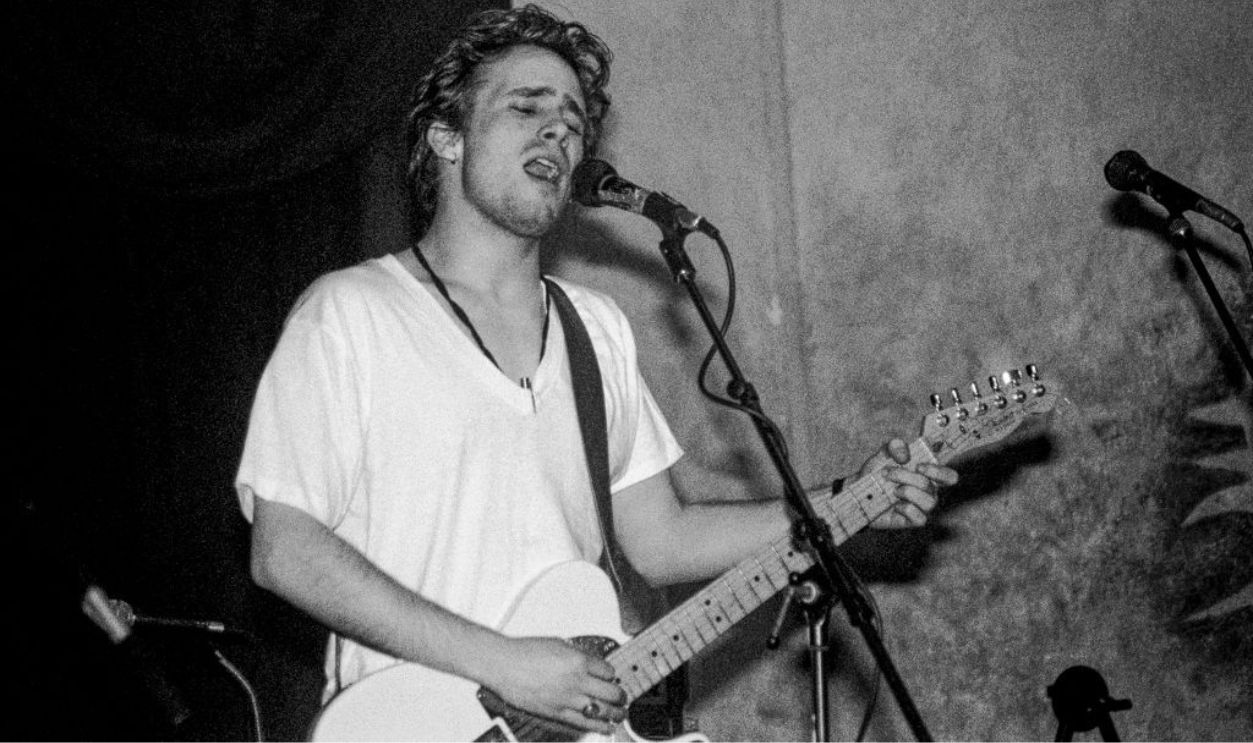 Jeff Buckley performs during soundcheck at Hotel Utah in San Francisco, California, USA on 21st January, 1994.