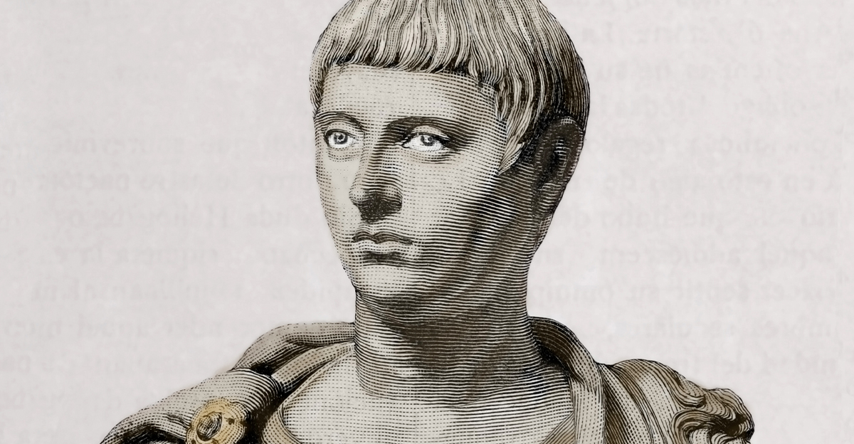 Historical drawing of Emperor Elagabalus 