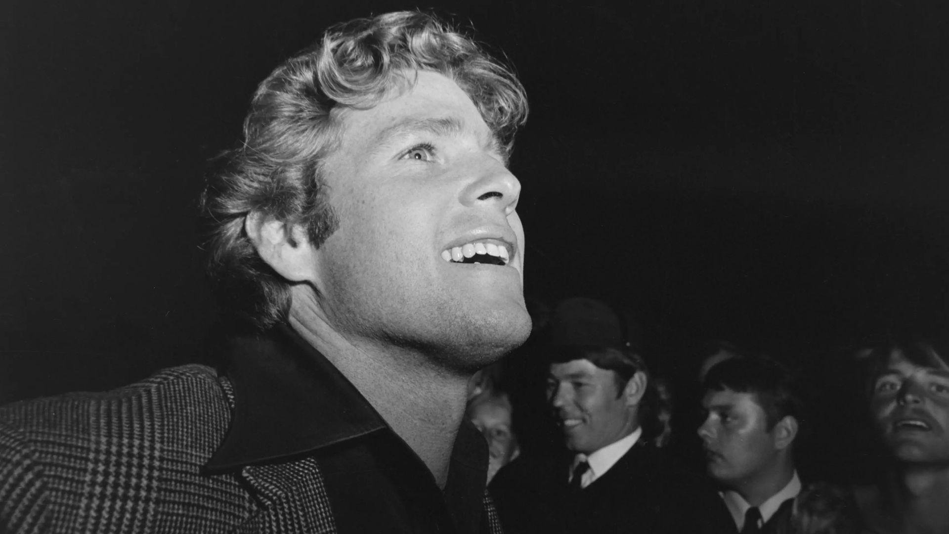 Photograph of the American film star Ryan O’Neal during his visit to Finland (around June 22).