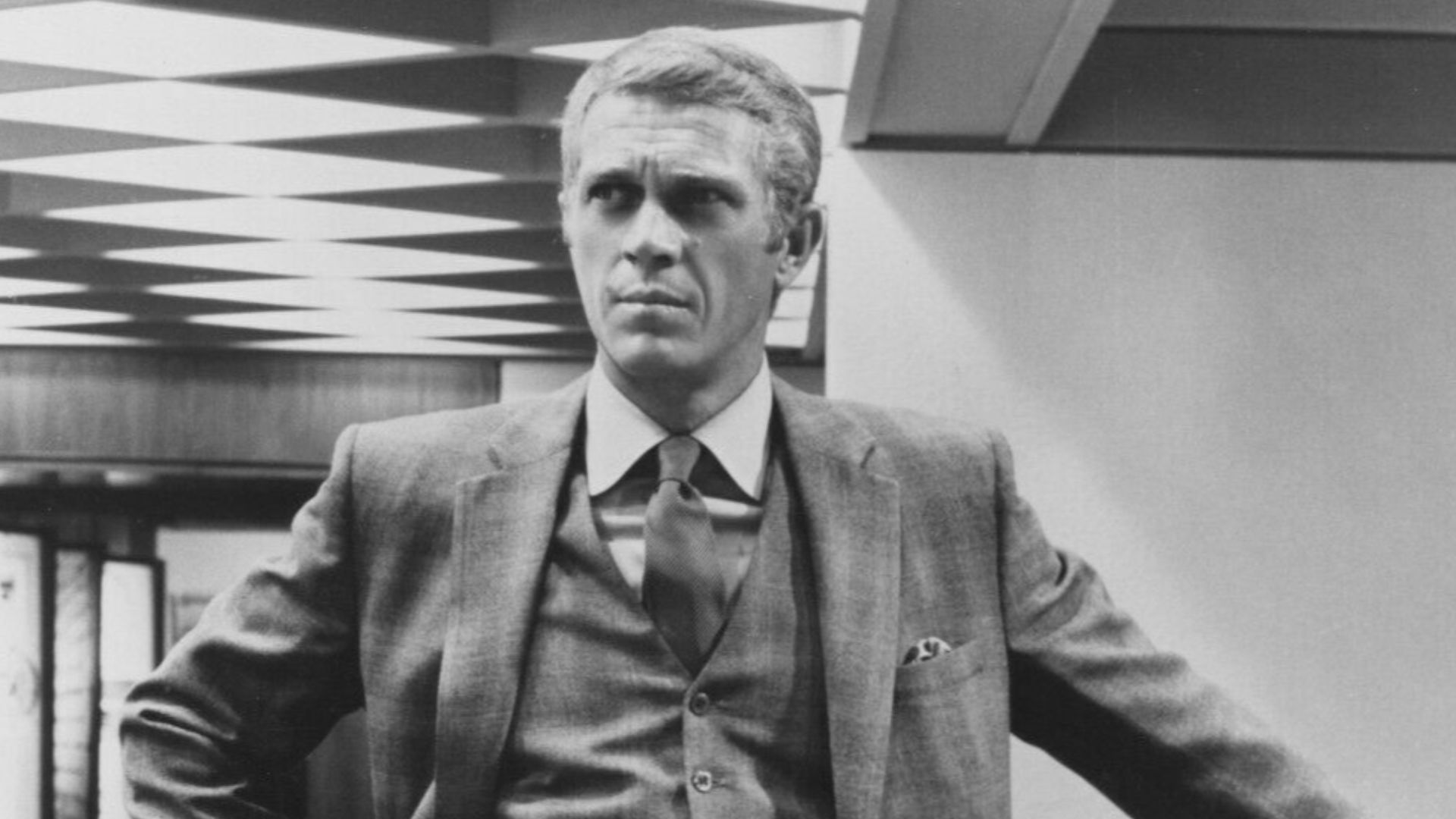 Steve McQueen in The Thomas Crown Affair, 1968.