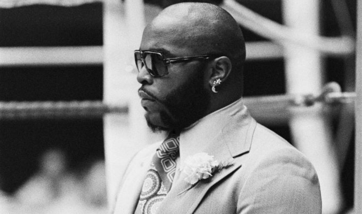 Lawrence Tureaud aka MR T watches over Leon Spinks as he trains for his second fight with Muhammad Ali, 16th September 1978 .