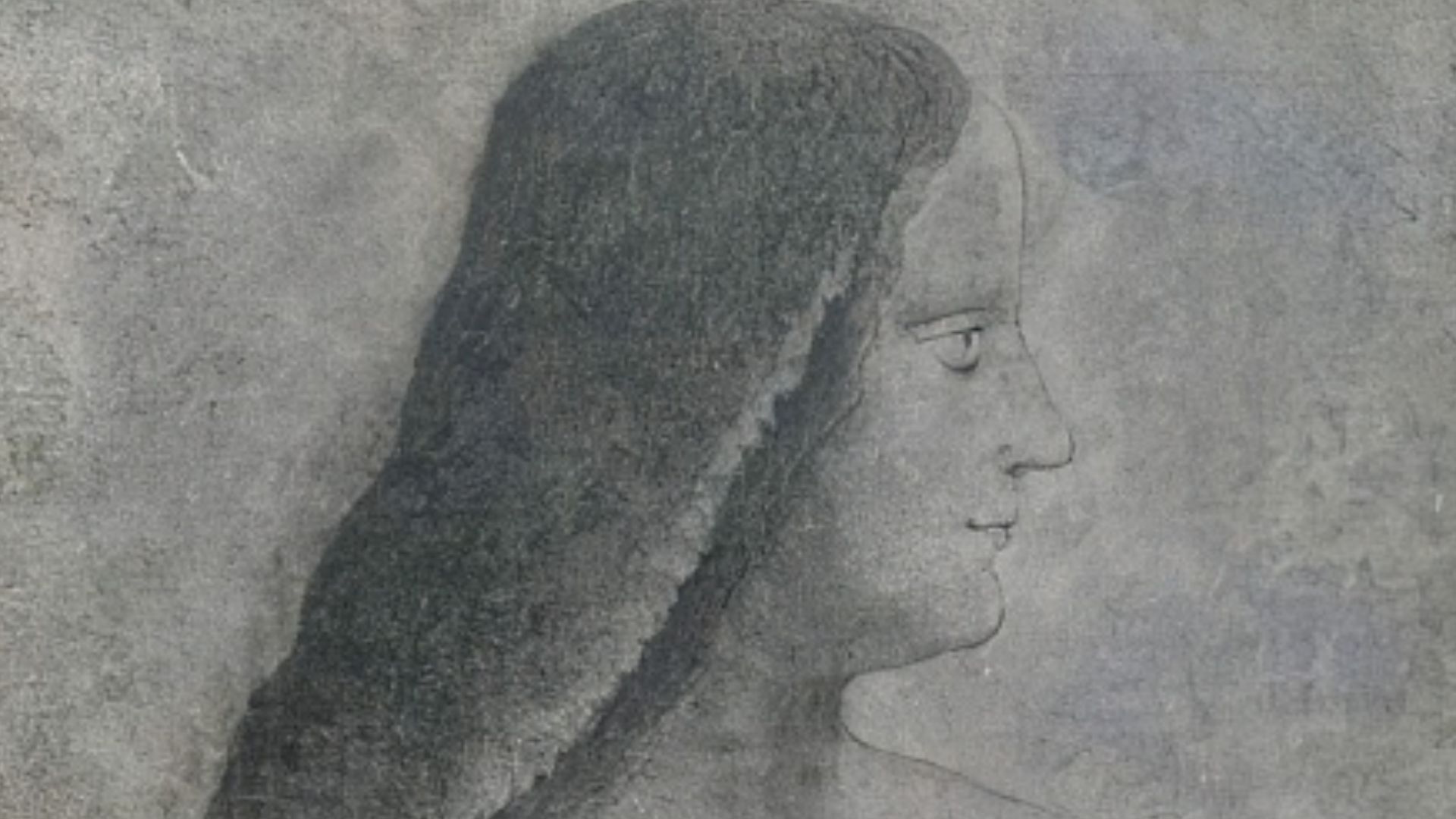 D'après Léonard de Vinci, Portrait d'Isabelle d'Este, XVIe siècle, Oxford, Ashmolean museum