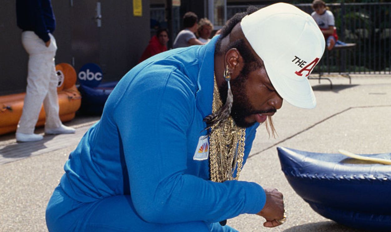 American actor Laurence Tureaud aka Mister T. Los Angeles, 1987.