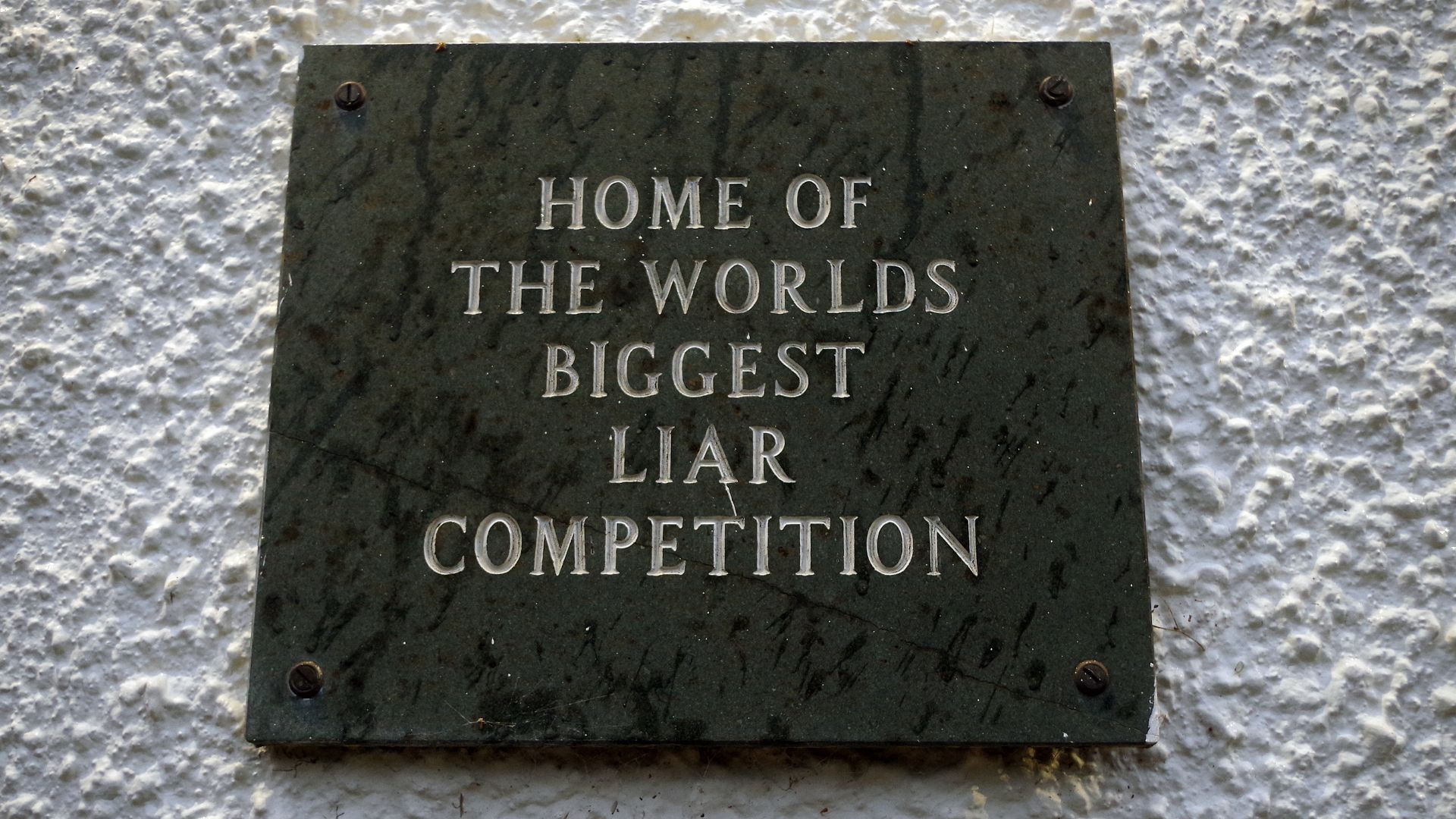 Home of the World's Biggest Liar Competition