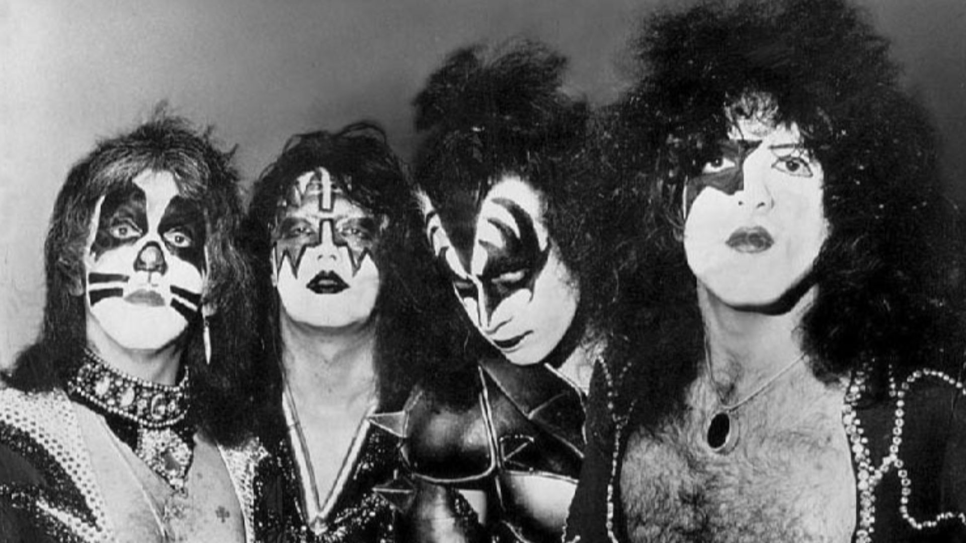 Rock band Kiss in 1976.