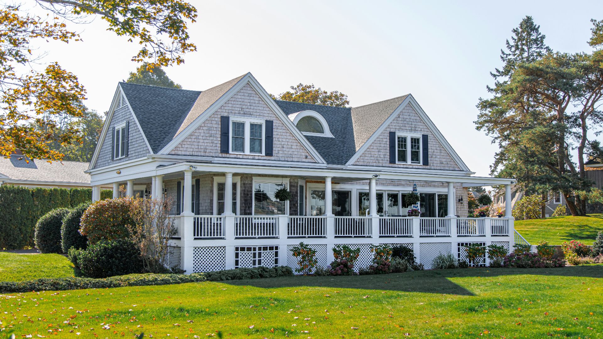 gray wooden house