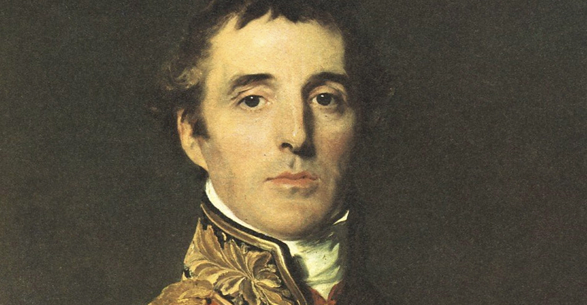 Historical painting of Arthur Wellesley