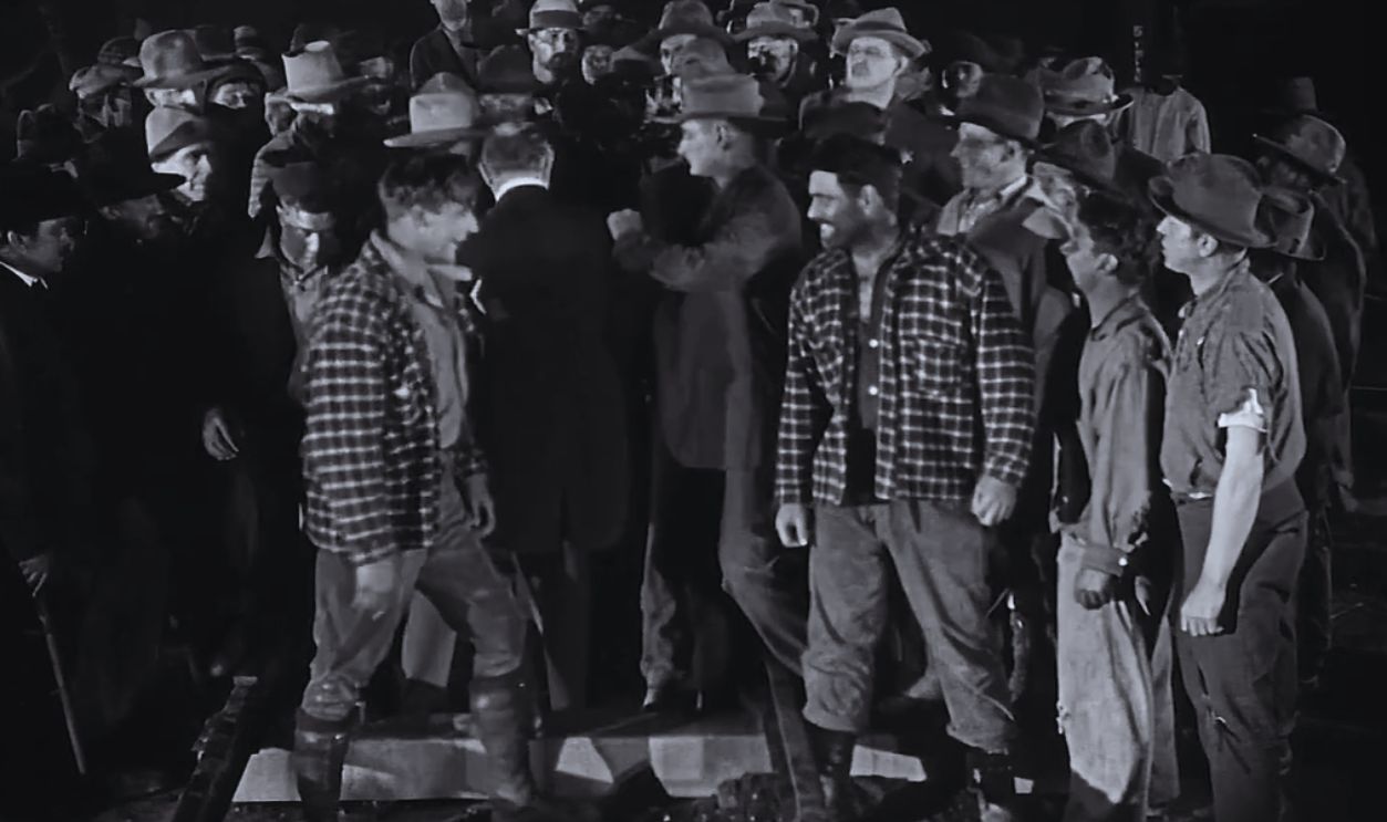 Screenshot from The Valley of the Giants (1919)