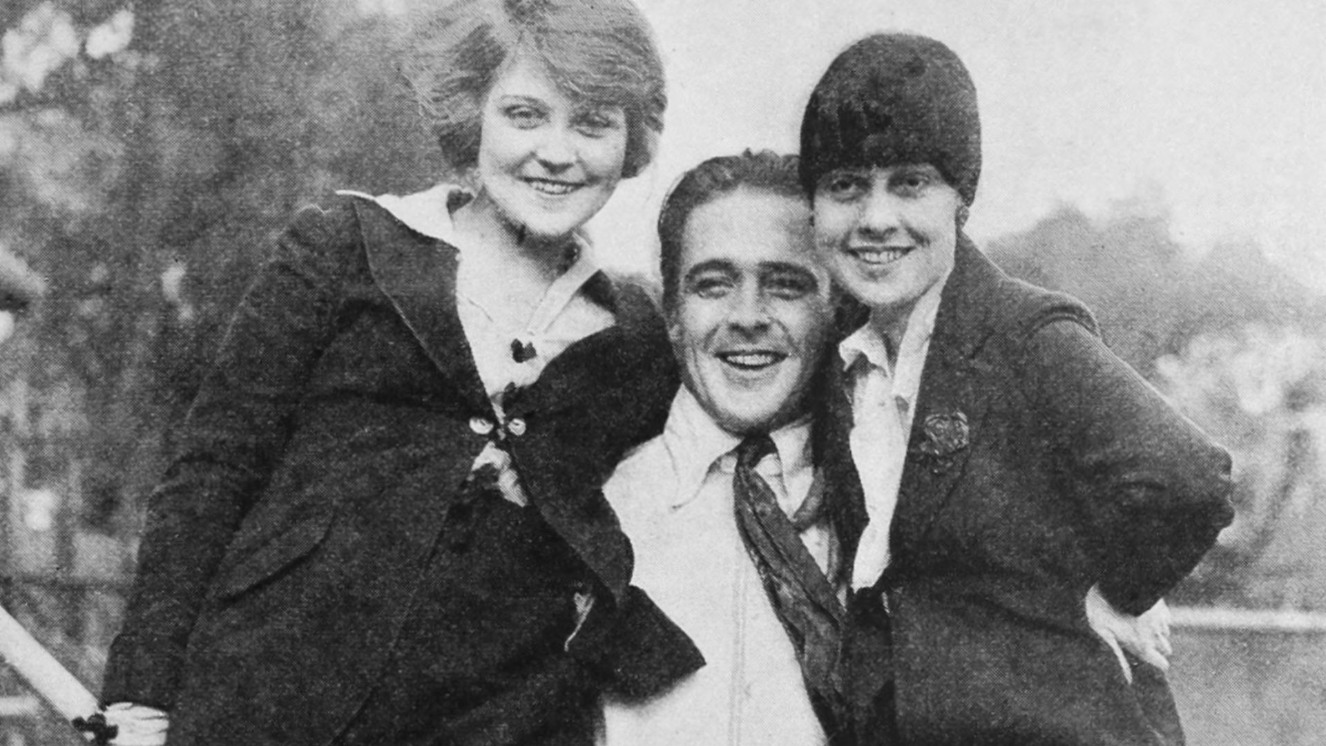 Wallace Reid with Eileen Percy and Anita Loos