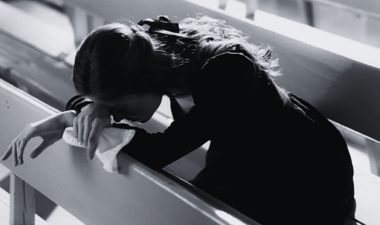 woman crying