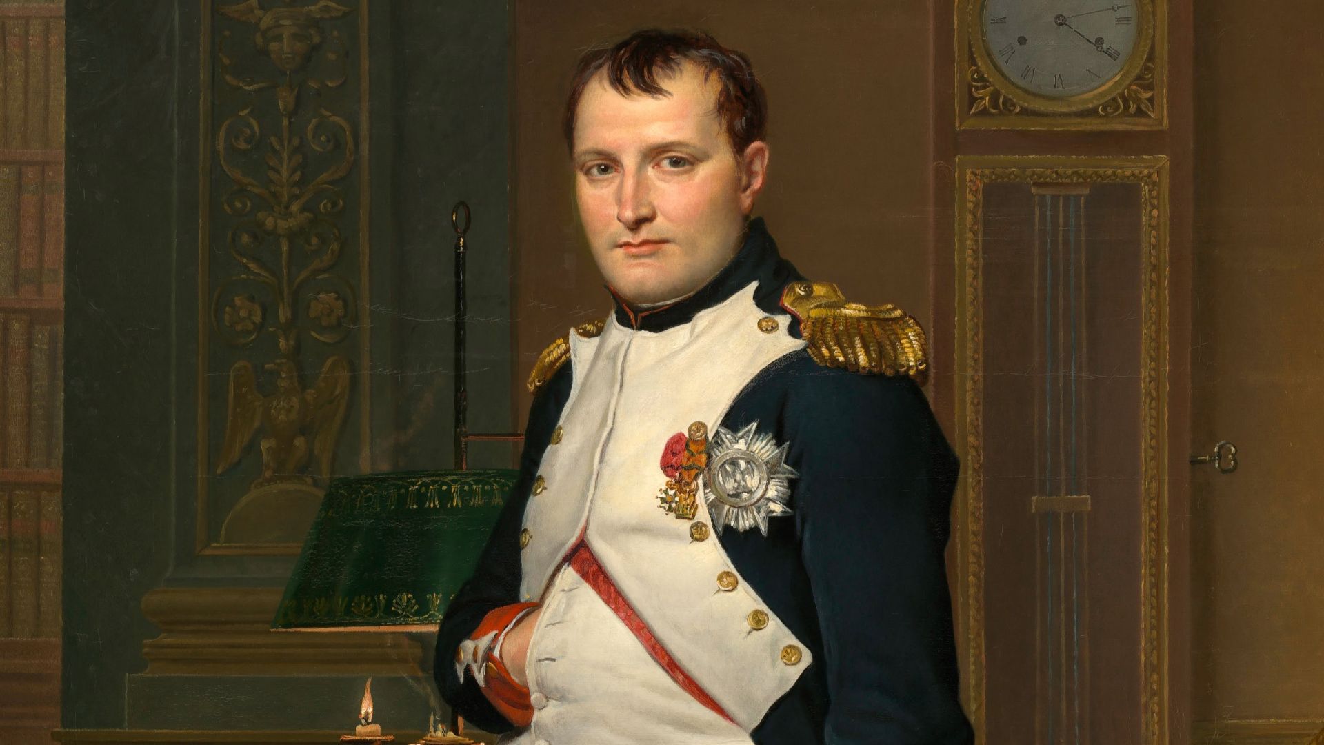 Napoleon in his study at the Tuileries