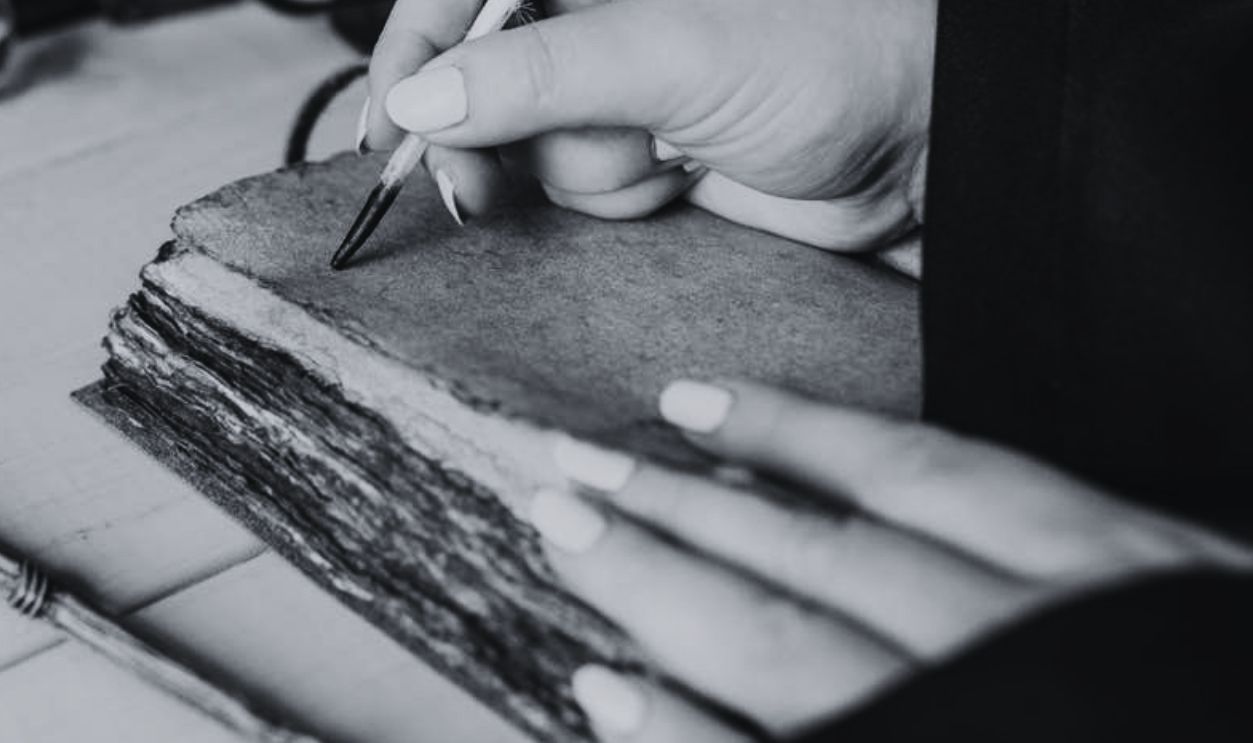 person writing